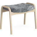 Lamino Foot Stool Laquered Beech/Sheep Skin