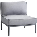 Conic Single Modul, Light Grey, Cane-line Airtouch - Utomhussoffor - Foersom & Hiort-lorenzen Mdd