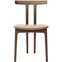 Carl Hansen - Ow58, T-chair, Lacquered Walnut, Leather Cat
