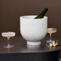 Thumbnail photo of Alza Champagne Cooler - Skål - White Marble - Ø23 X H23 Cm