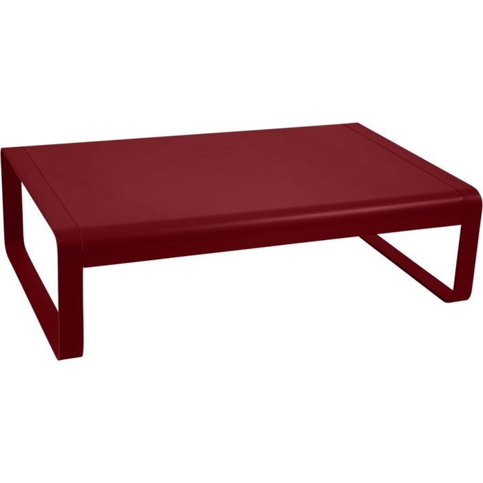 Photo of Bellevie Low Table Chili 43 - Outdoor Side Table - Red - Metal