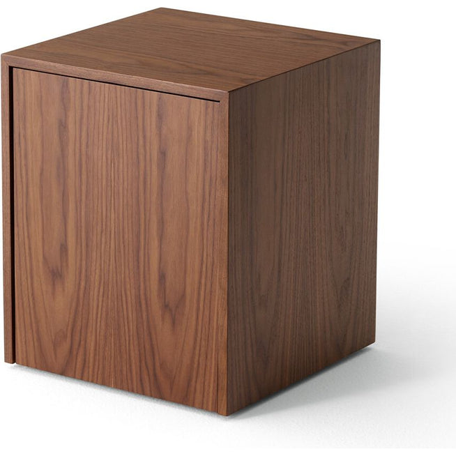 Photo of Mass Side Table With Drawer Walnut