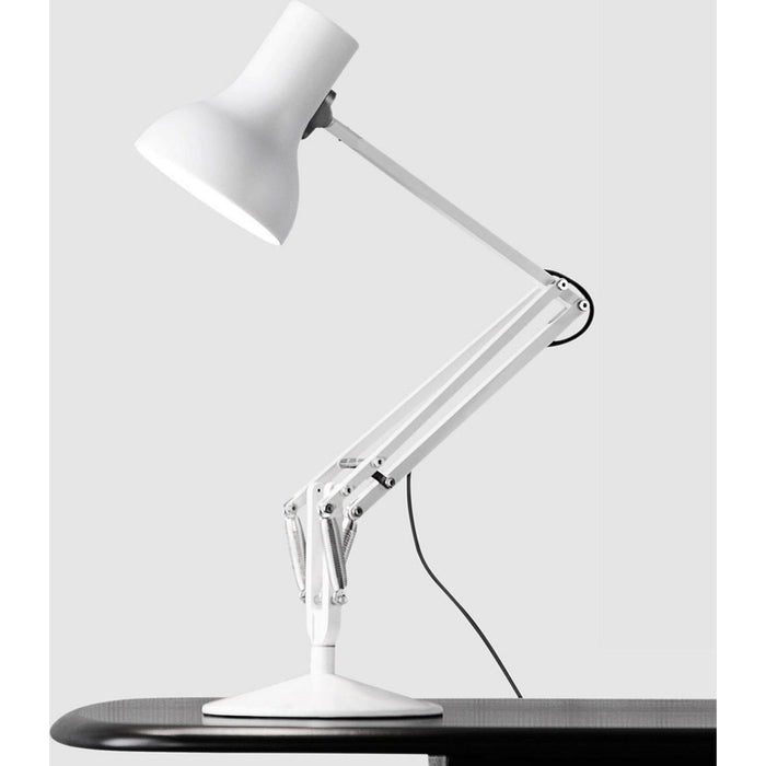 Photo of Type 75 Mini Desk Lamp Alpine White - Desk Lamps - Sir Kenneth Grange - White