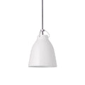 Thumbnail photo of Caravaggio 1 Pendant White Smooth-grey Textile Cord