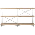 Thumbnail photo of A91 Nordhavn Shelving H: 81,6 X 160,5 Cm - Oak/Silk Grey