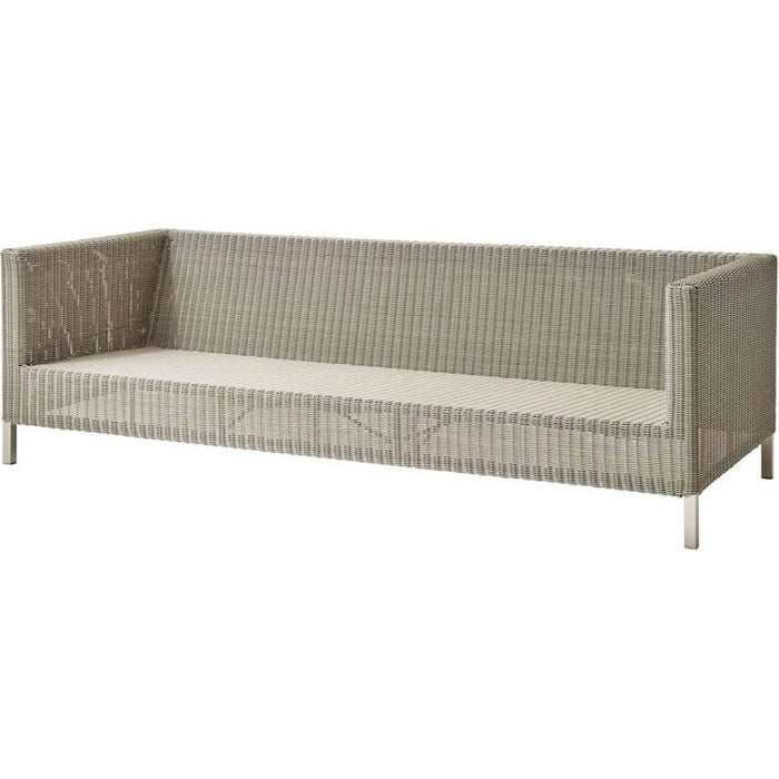 Photo of Connect Soffa 3-sits, Taupe, Dyna: Brun,cane-line Weave - Utomhussoffor - Cane-line Design Team