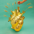 Thumbnail photo of Love In Bloom Giant Vase Gold