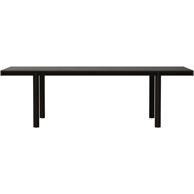 Photo of Principal Dining Table 100 x 240 cm, Smoke Stained Oak - Dining Table - Bodil Kjær - Wood