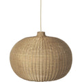 Thumbnail photo of Braided Lampshade - Lampeskærm - Belly - Natural - Ø54 X H40 Cm
