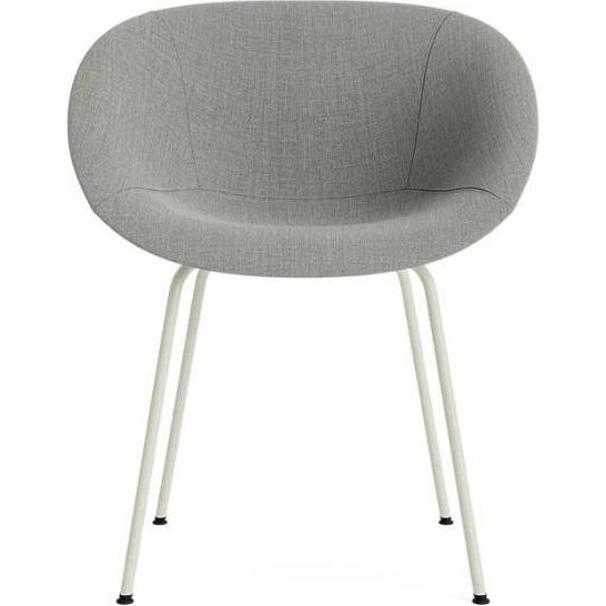 Photo of Matte Armchair Fully Upholstered - Cream Steel