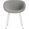 Matte Armchair Fully Upholstered - Cream Steel