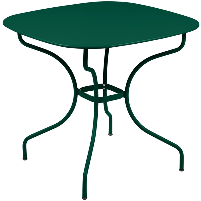 Photo of Opéra+ Carronde Table 82 X 82, Cedar Green - Matbord Utomhus - Grön - Metall