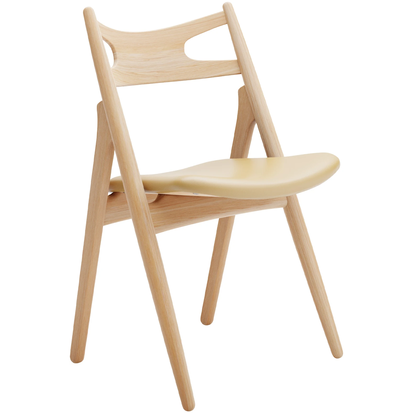 CH29p Sawbuck Chair - Oiled Oak