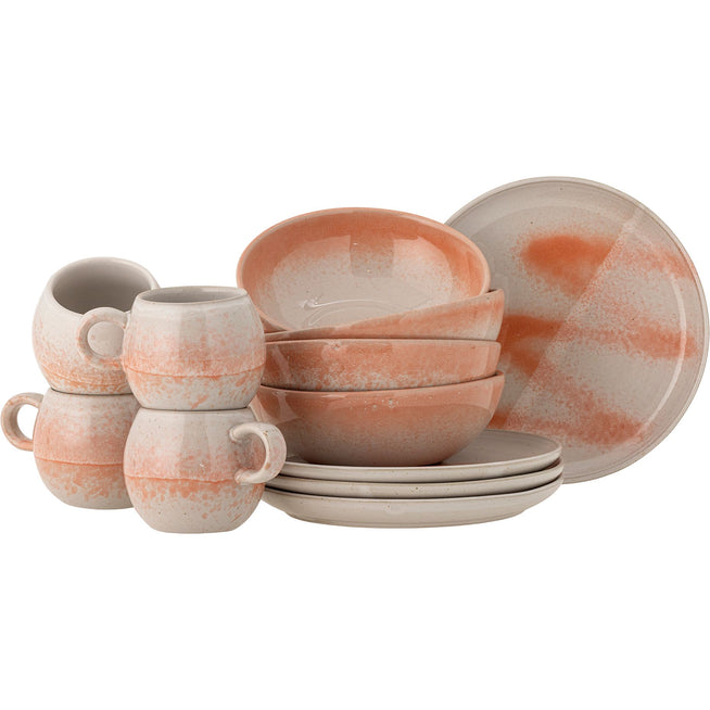 Photo of Paula Breakfast Service Set of 12 Pieces Orange