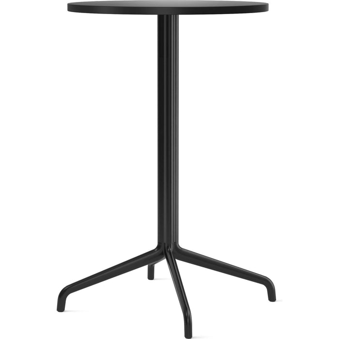 Photo of Harbour Column Counter Table 4-star - Black/charcoal - Ø60 Cm - Barbord - Norm Architects - Svart - Metall/trä/plast