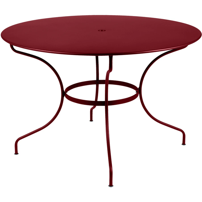 Photo of Opera+ Table 117 cm Chili 43 - Outdoor dining table - Red - Metal