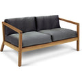 Thumbnail photo of Virkelyst Sofa, Teak, Fossflakes Padding, Outdoor Textile /