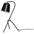 Thumbnail photo of Table lamp black metal with