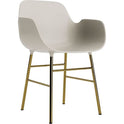 Form Armchair Brass