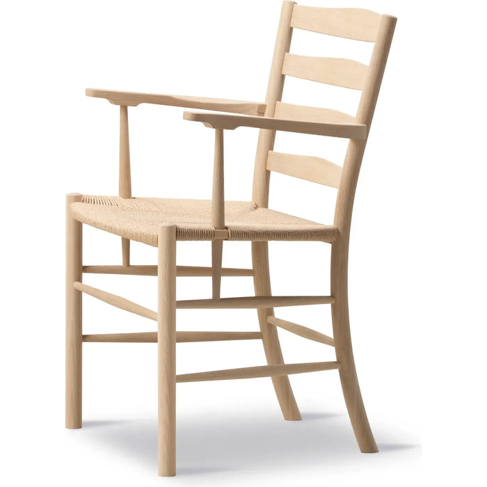 Photo of Klint Armchair 3208 - Dining Chair - Oak Soap / Natural Papercord - W58 X D55 X H85 X Sh45,5 Cm