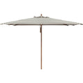 Thumbnail photo of Messina 300 X 300 Cm Light Apricot / Dark Green Stripe - Parasol