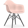 Eames Plastic Armchair Daw - 41 Pale Rose - Black Maple - Matstolar - Charles & Ray Eames - Rosa - Metall/trä/plast
