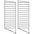 Thumbnail photo of String Headboard 85, Black, 2-pack - Shelving - Nils Strinning - Black - Metal