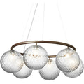 Thumbnail photo of Miira 6 Circular Chandelier Dark