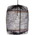 Thumbnail photo of Hanging Lamp Z5 Black Sisal Net Ø42x57cm