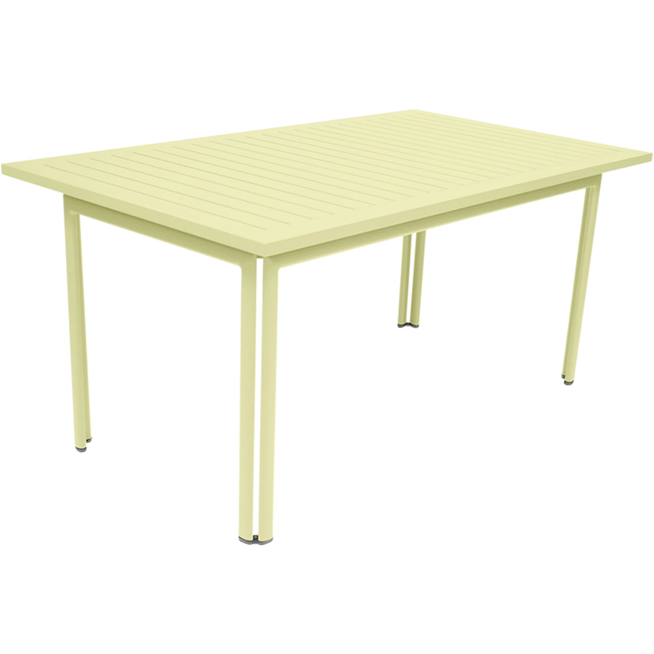 Photo of Costa Table 160x80 Cm Frosted Lemon A6 - Matbord Utomhus - Gul - Metall