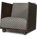Thumbnail photo of Rum Lounge Chair - Loungestol - Rich Velvet / Darl Stained Pinewood - W80 X D68 X H84 Cm