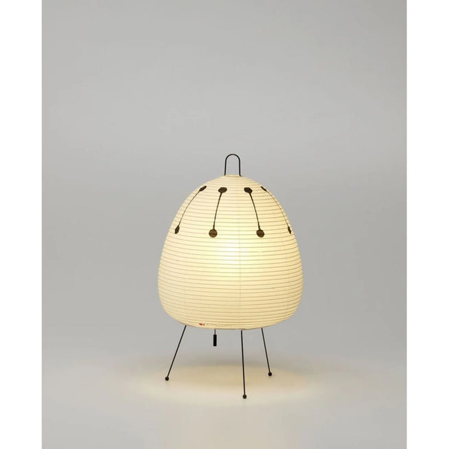 Photo of Akari 1ad - Table lamps - Wood-coloured - white