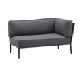 Thumbnail photo of Conical 2-pers. Sofa, Venstremodul - Airtouch, Grey