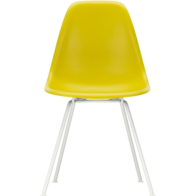 Photo of Eames Plastic Chair DSX - 34 Mustard - White Base - Dining Chairs - Metal/plastic