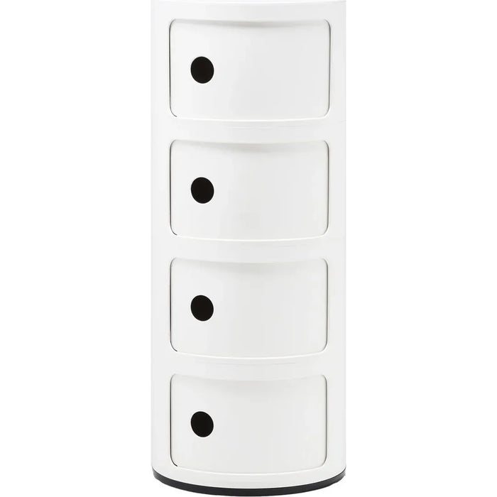 Photo of Modular 4985, White, 4 Compartments - Hurtsar - Anna Castelli Ferrieri - Vit - Plast