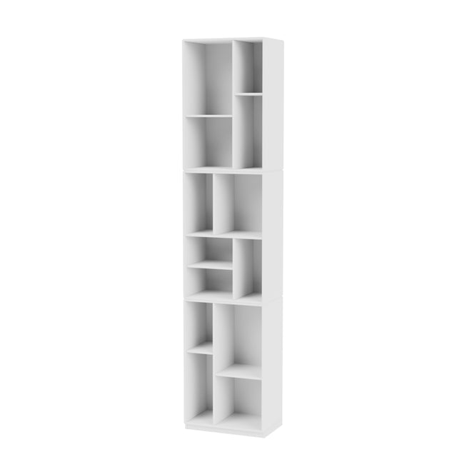 Photo of Loom Slim Bookcase, Plinth H3 Cm - New White - Bokhyllor - Peter J. Lassen - Vit - Mdf