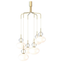 Rizzatto Cluster 6 Chandelier Satin