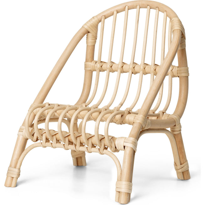 Photo of Kuku Doll Chair - Legetøj - Natural Bamboo - W25 X H33 X D30 Cm