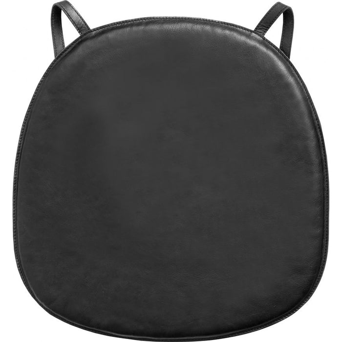 Photo of Leather Seat Cushion for Chair - Black