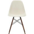 Eames Plastic Chair Dsw - 11 Pebble - Dark Maple - Matstolar - Charles & Ray Eames - Vit - Metall/trä/plast