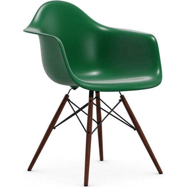 Photo of Eames Plastic Armchair Daw - 23 Ice Grey - Dark Maple - Matstolar - Charles & Ray Eames - Grå - Metall/trä/plast
