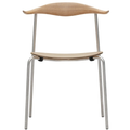 Thumbnail photo of Ch88t Chair White Oiled Oak-Stainless Steel