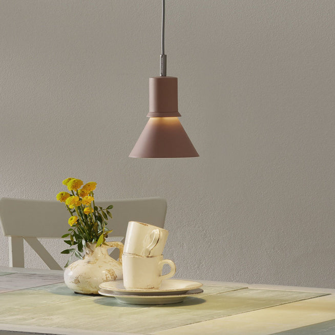 Photo of Type 80 Pendant, Rose Pink, Incl. Led 6w Max 10w E27 600lm, 2700k Ip20 - Pendellampor - Sir Kenneth Grange - Rosa