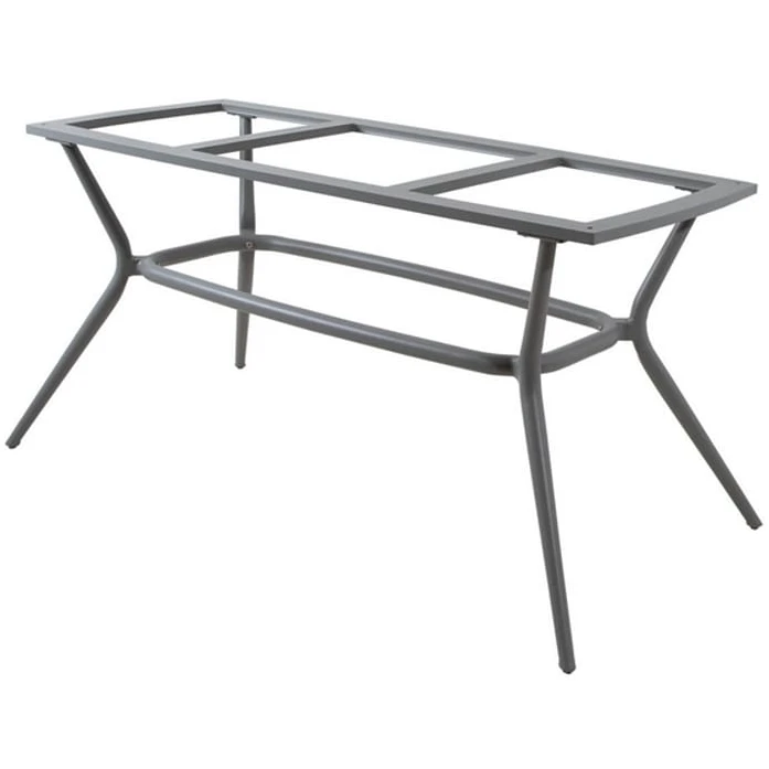 Photo of Joy Spisebord underframe - Oval - Havebord - Light Grey, aluminium - H71 x W180 x D90 cm