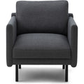 Thumbnail photo of Rar Armchair - Lænestol - Re-born Dark Grey - W79 X D87 X H81 Cm
