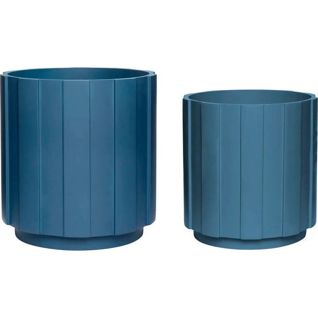 Photo of Flower Pot Set Petrol Blue