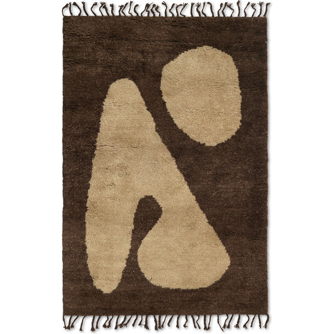 Photo of Abstract Rug - Gulvtæppe - Large - W120 X H180 X D4 Cm