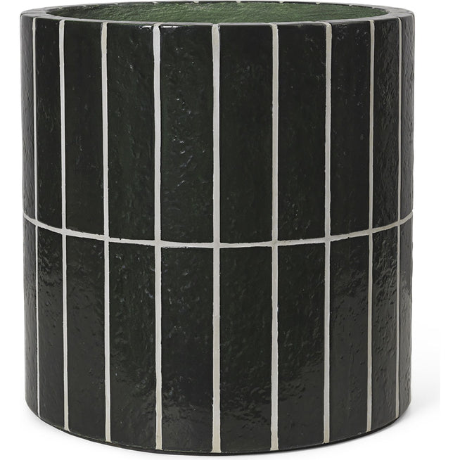 Photo of Pillar Plant Pot - Krukke - Dark Green - Ø40 X H40 Cm