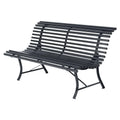 Thumbnail photo of Louisiane Bench 150 cm, Anthracite - Garden benches - grey - metal