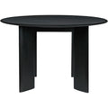 Thumbnail photo of Bevel Table - Round - Spisebord - Bevel Table - Round Ø117 - Black Oiled Beech - W117 X D117 X H73 Cm